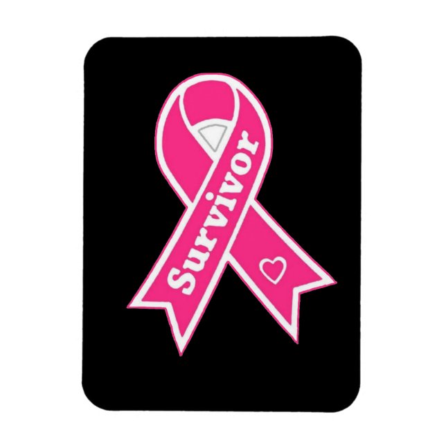 Beast Cancer Survivor Magnet (Vertikal)