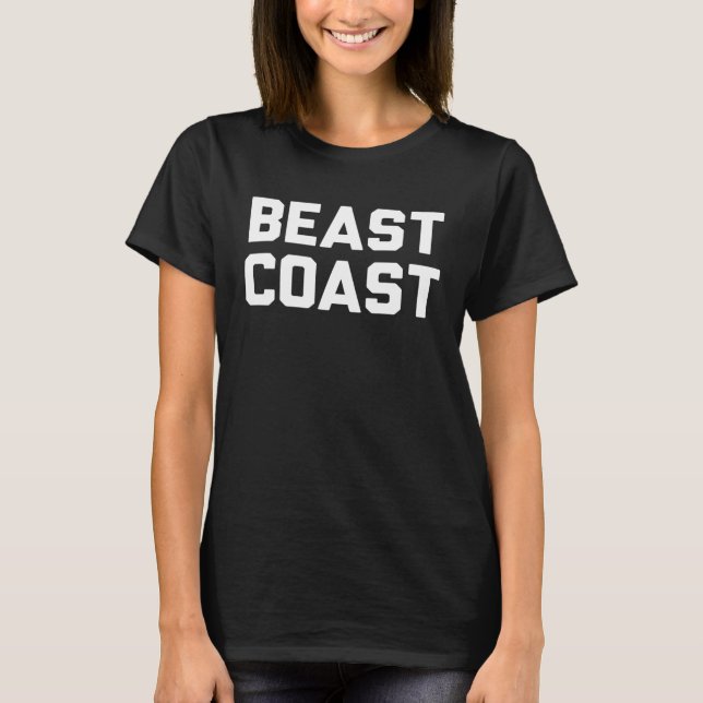 Beast Coast   East Coast T Shirt (Framsida)