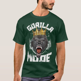 Beast för Gorilläge - arbetsgång för Kung Fitnes T Shirt