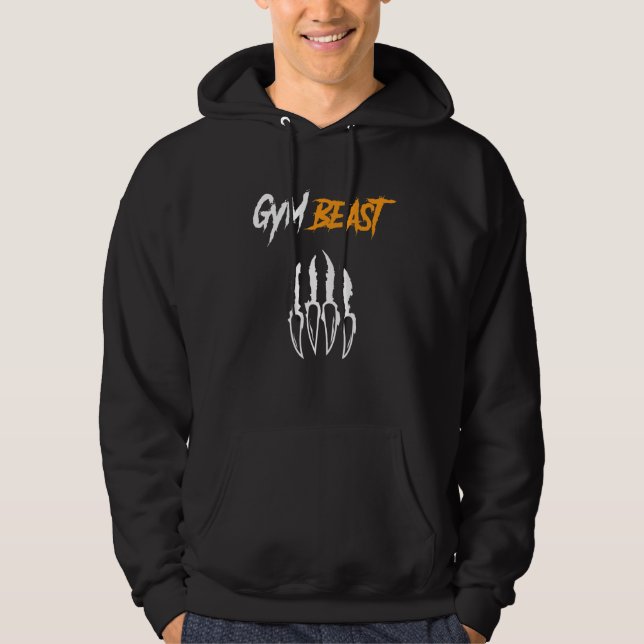 Beast för grammofon, Bodybuilding PowerLyftning Hoodie (Framsida)