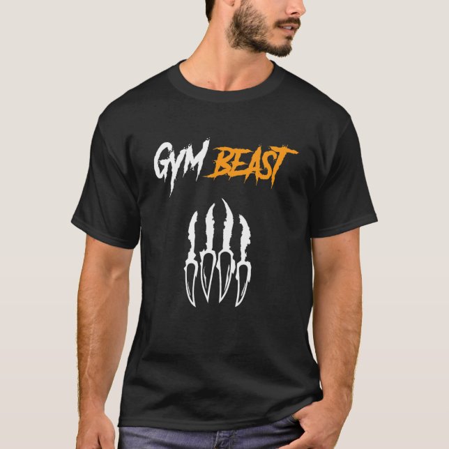 Beast för grammofon, Bodybuilding PowerLyftning T Shirt (Framsida)