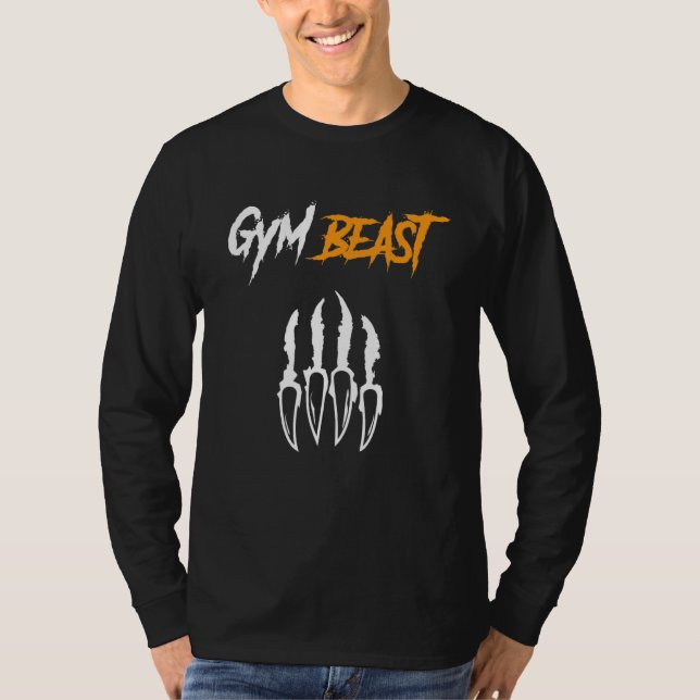 Beast för grammofon, Bodybuilding PowerLyftning T Shirt (Framsida)