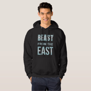 Beast från den östliga Hoodietröjajumper Tröja Med Luva