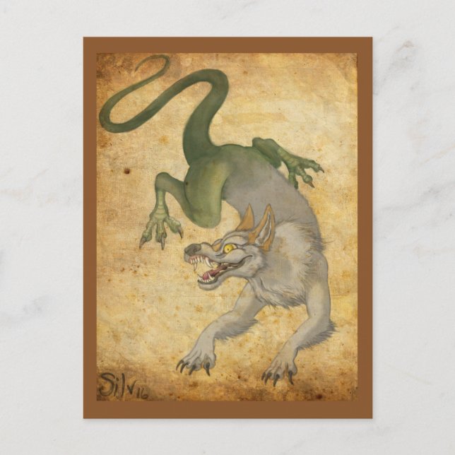 Beast från Öster Vykort (Framsida)