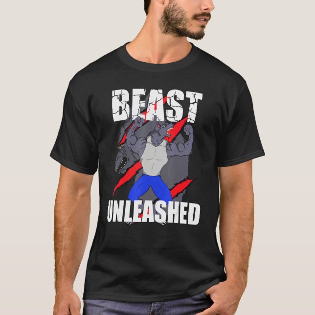 Beast friställd t shirt (Framsida)