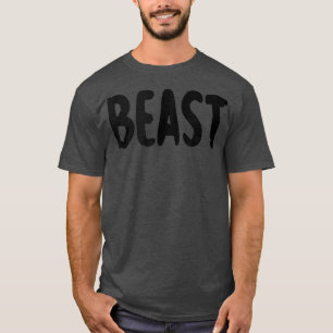 BEAST Gym Fitness Workout Bodybuilding Motivation T Shirt