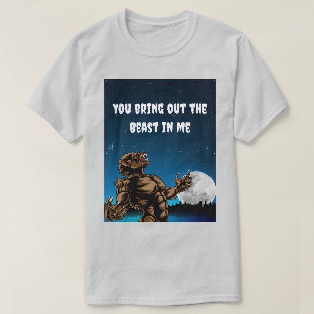 Beast i Me T-Shirt (Design framsida)