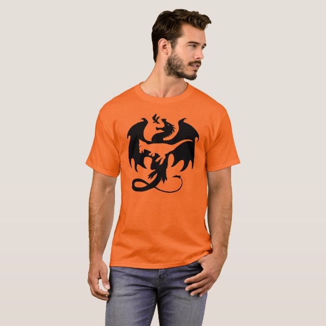 Beast inom den drakeDracorex T-tröja Tröja (Hel framsida)
