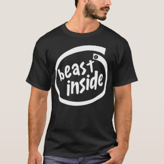Beast Inside Workout Gym Fitness Weightlift M T Shirt