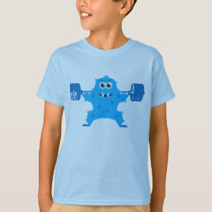 Beast läge - Cute Monster-lyktvikt T-shirt