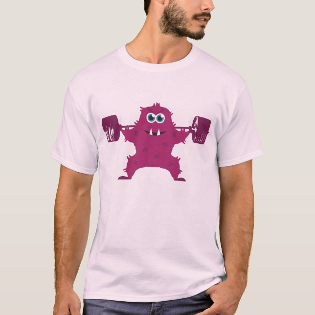 Beast läge - Cute Monster-lyktvikt Tröja (Framsida)