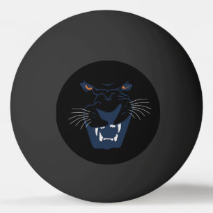 BEAST med FANGS och GULT ÖGA Pingisboll