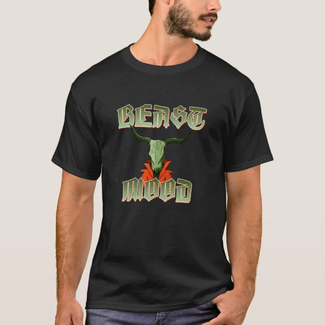 Beast Mighty Minotaur Mood T Shirt (Framsida)