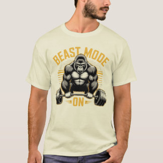 Beast Mode On - Bold Gym Warrior T-Shirt Essential