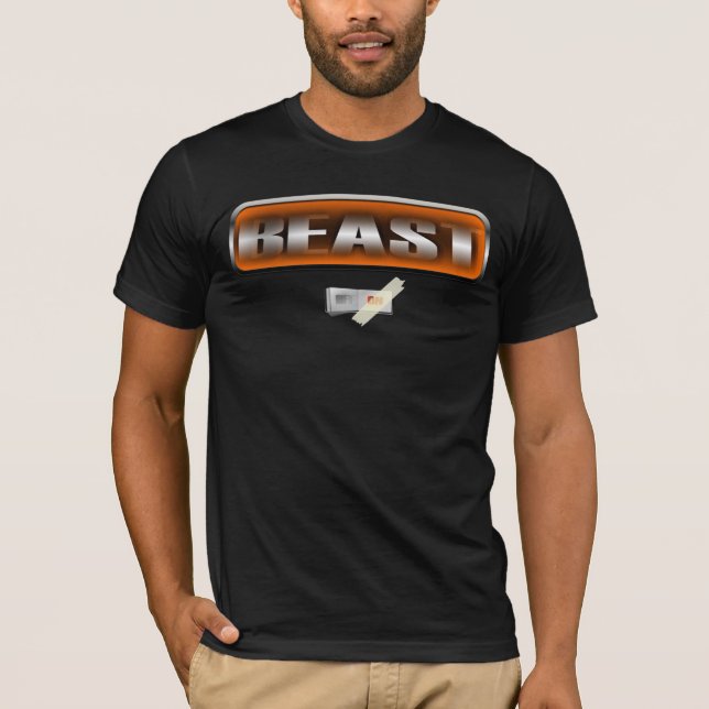 Beast Mode On Gymmotivation Grafik T Shirt (Framsida)
