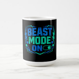 Beast Mode PÅ – Gymaktiveringseffekt Kaffemugg