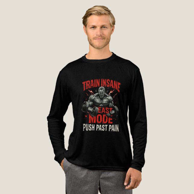 Beast Mode - Power Gym Fitness Tee (Hel framsida)