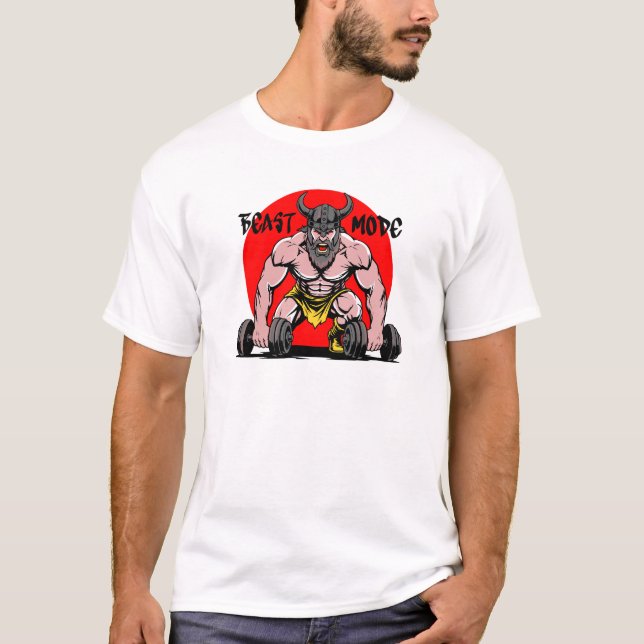 Beast mode t-shirt-design t shirt (Framsida)