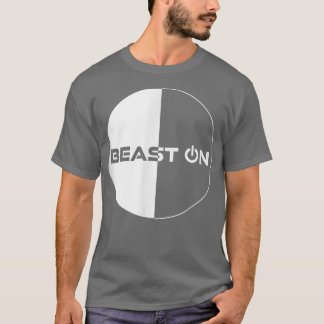Beast om motif Gym Motivation Fitnes i cirkulation T Shirt
