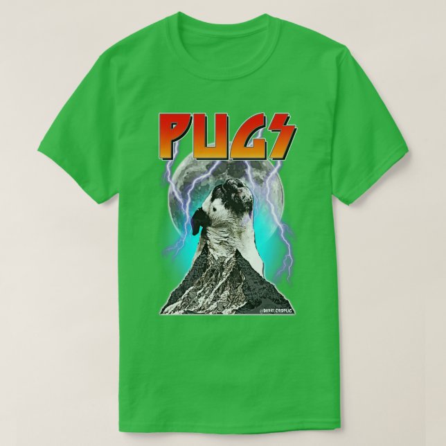 Beast Pug T Shirt (Design framsida)