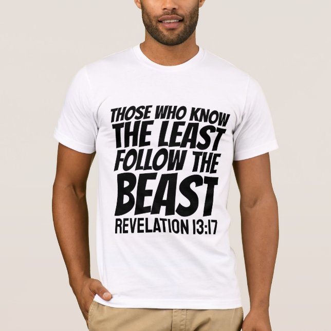 BEAST SYSTEM CHRISTIAN T-SHIRTS (Framsida)
