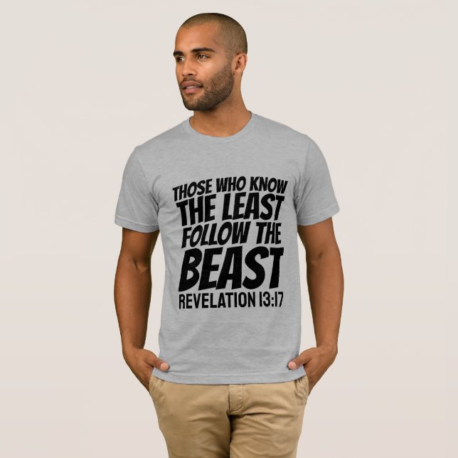 BEAST SYSTEMMMÄRKE FÖR BEAST CHRISTIAN T-SHIRTS (Hel framsida)
