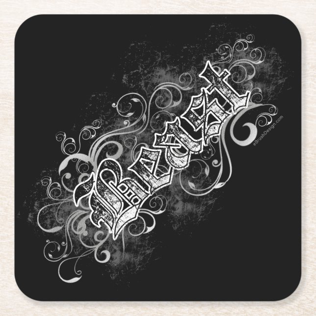 Beast Underlägg Papper Kvadrat (Framsidan)