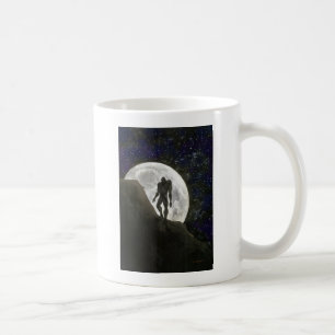Beast vid full måne kaffemugg