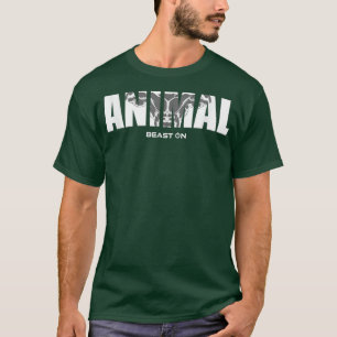BEASTEN ANIMAL Muscles on Gym Motivation Fitness S T Shirt