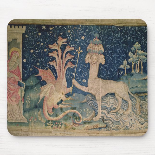 Beasten av havet med sju huvud musmatta (Framsidan)