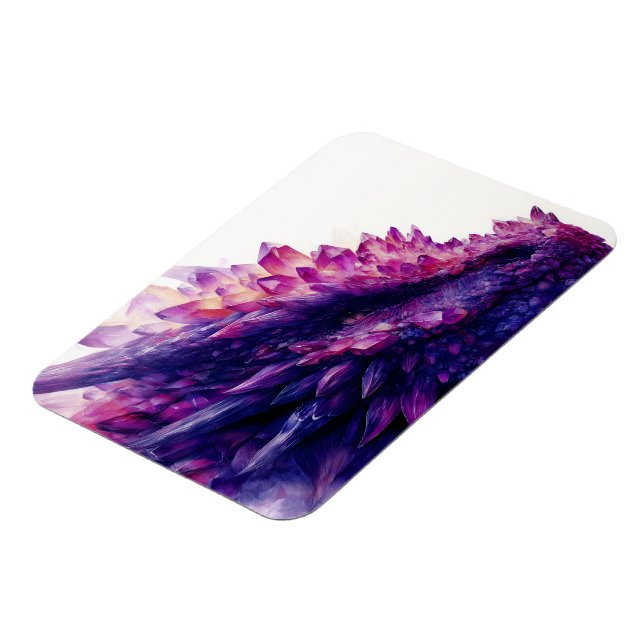 Beasten Fantasy Mystical Amethyst Crystal Dragon Magnet (Vänstra Sidan)