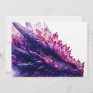 Beasten Fantasy Mystical Amethyst Crystal Dragon Meddelande