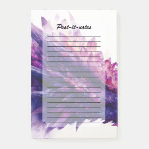 Beasten Fantasy Mystical Amethyst Crystal Dragon Post-it Block