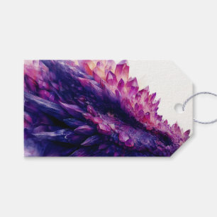 Beasten Fantasy Mystical Amethyst Crystal Dragon Presentetikett