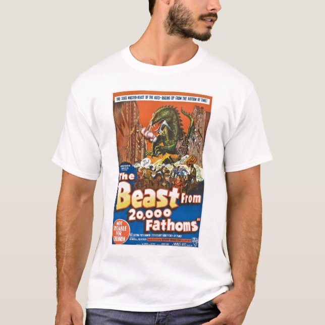 Beasten från 20.000 famnar T-tröja T-shirt (Framsida)