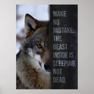 Beasten Inside - Varg Motivational Poster