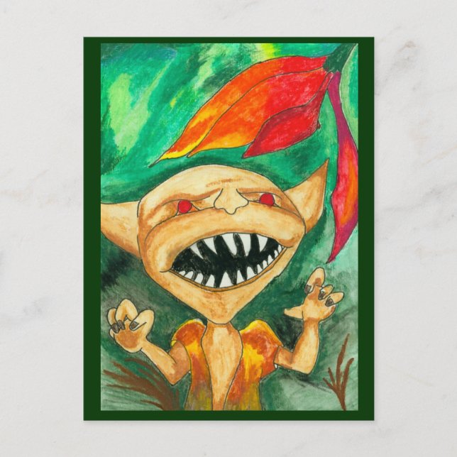 Beasten och skönhetsprincipen vykort (Framsida)