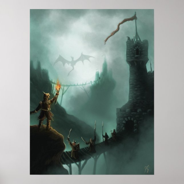 beasten returnerar fantasi poster (Framsidan)