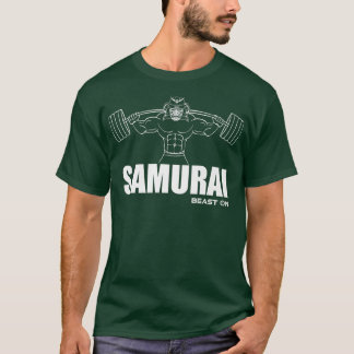 BEASTEN SAMURAI Fitness på gym Motivation Fitness T Shirt