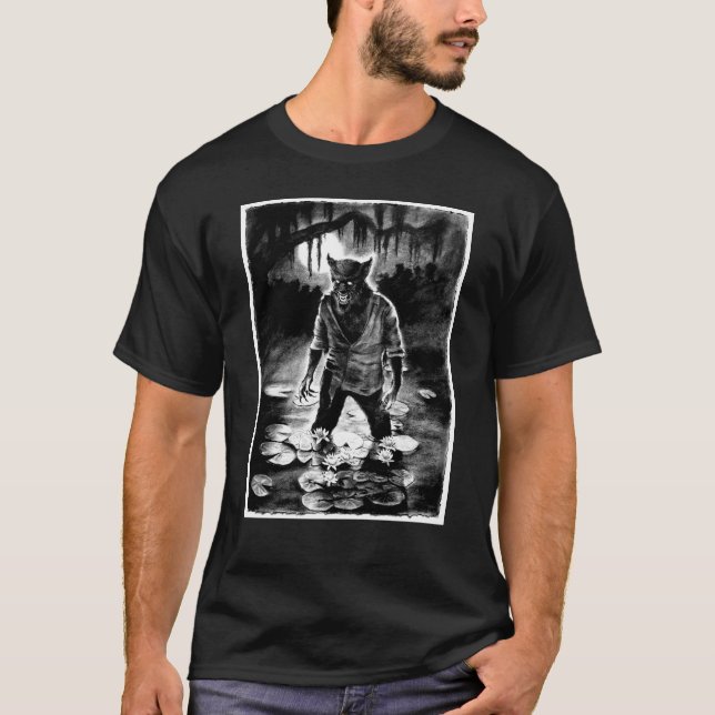 Beasten Whisky Bay låtsades vara man T Shirt (Framsida)