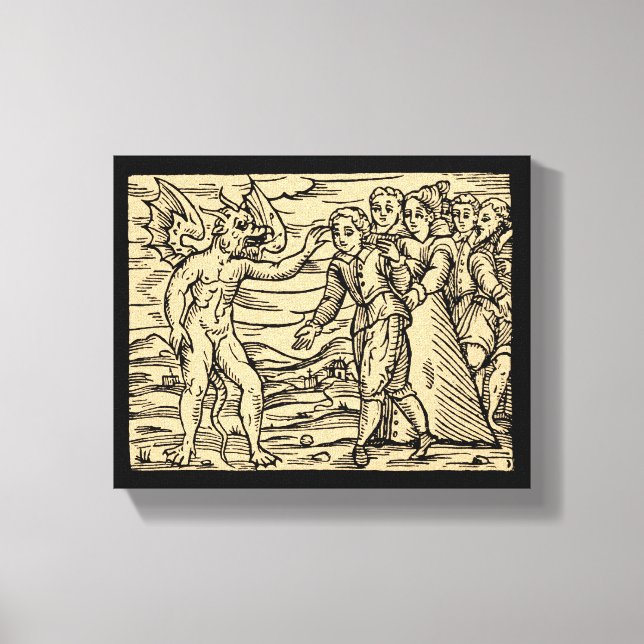 Beastens märke 8x10 canvastryck (Framsida)