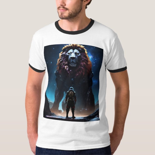Beastens rot: Monster Lejon Graphic T-Shirts (Framsida)