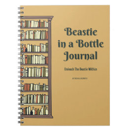 Beastie i Flaska Small Journal Anteckningsbok