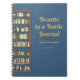 Beastie i Flaska Small Journal Anteckningsbok