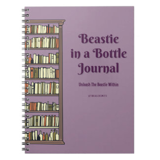 Beastie i Flaska Small Journal Anteckningsbok