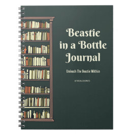 Beastie i Flaska Small Journal Anteckningsbok