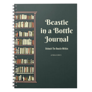 Beastie i Flaska Small Journal Anteckningsbok