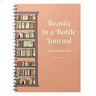 Beastie i Flaska Small Journal Anteckningsbok
