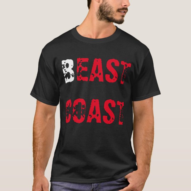 "Beastkusten" t-skjorta Tee Shirt (Framsida)