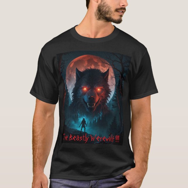 Beastly Weregger T Shirt (Framsida)